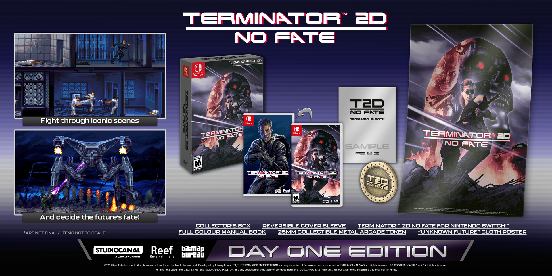 欧州版【Switchソフト】TERMINATOR 2D NO FATE DAY TERMINATOR 2D NO FATE | DAY ONE EDITION Nintendo Switch: Nintendo